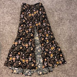American Eagle Floral Maxi Skirt